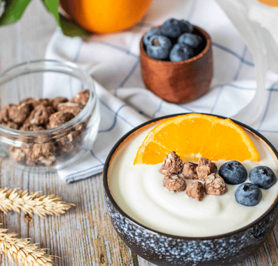 Granola chocolat noisette Joody Granola croustillant chocolat noisette Joody. Chocolat sans gluten et issu du commerce équitable. vegan. granola idéal avec des fruitset du yaourt