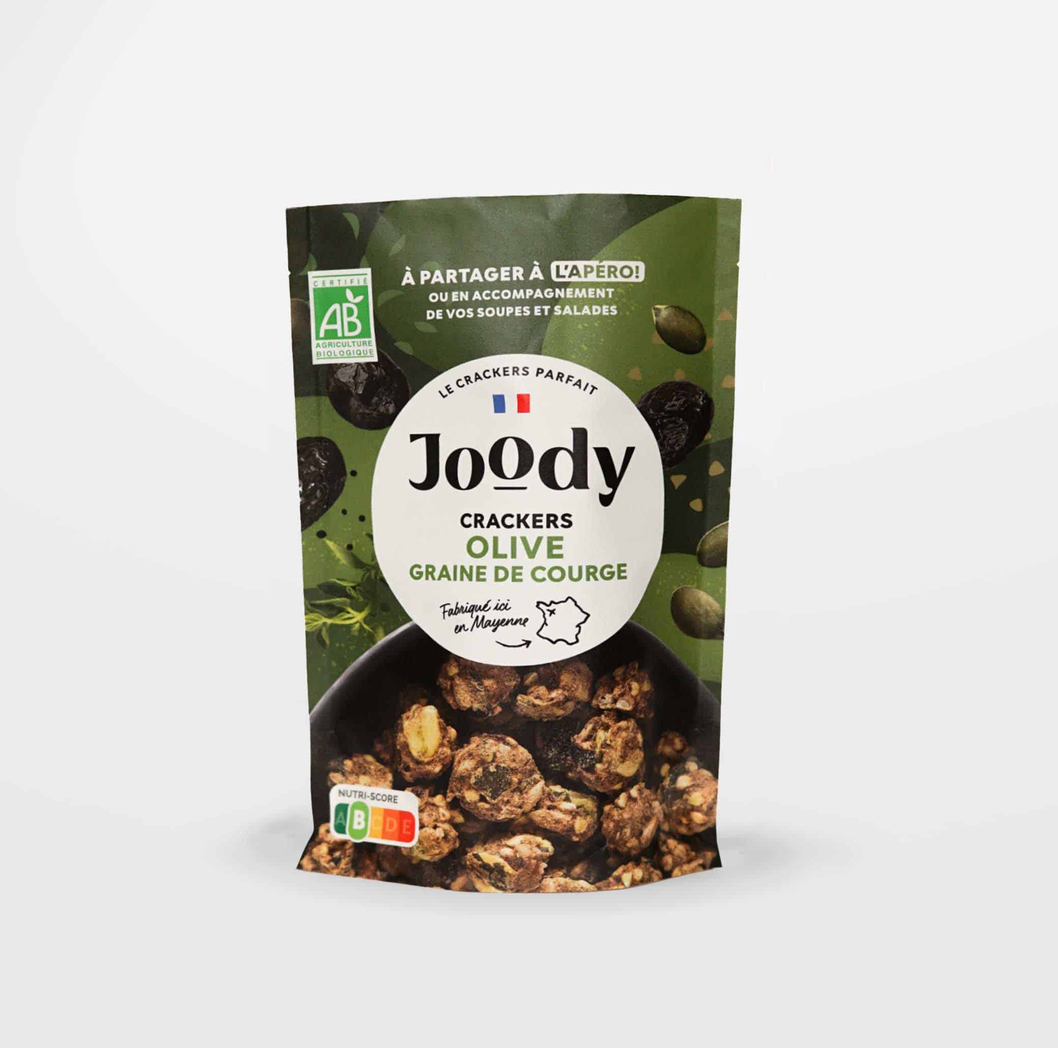 joody crackers olive graine de courge biscuit apéro sans gluten. apéririf vegan en-mieux