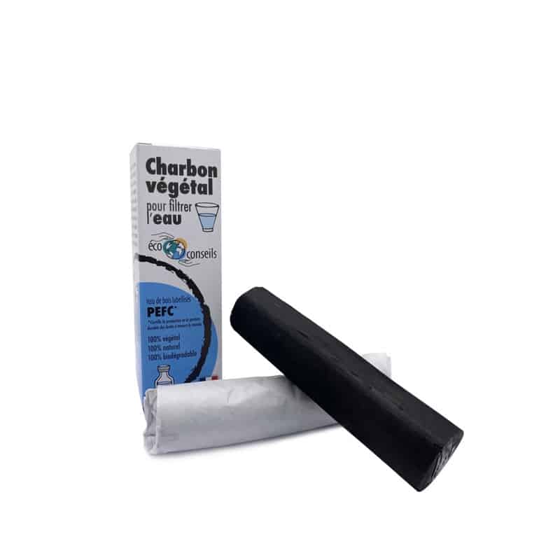 PURIFICATEUR D'EAU NATUREL : baton de charbon végétal