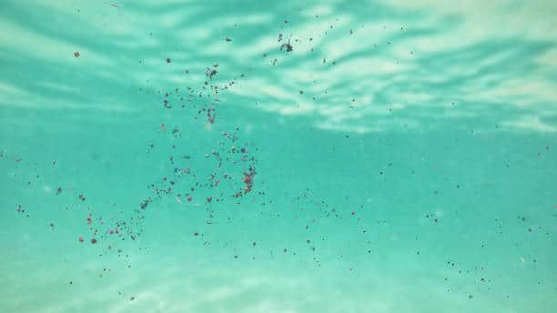Microparticules de plastique pollution océan