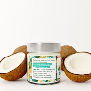 Huile vierge de noix de coco biologique Aumany - Boutique Rouqaiaha