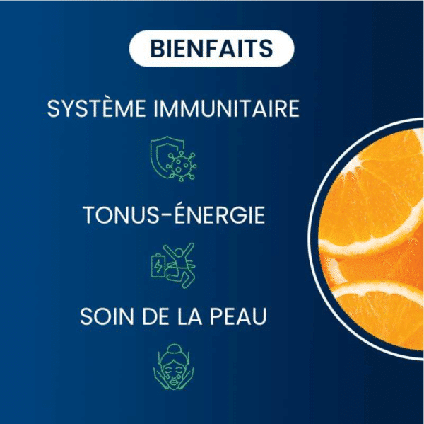 Bienfaits compléments alimentaires Vitamine C pure Quali-C dynveo laboratoire français