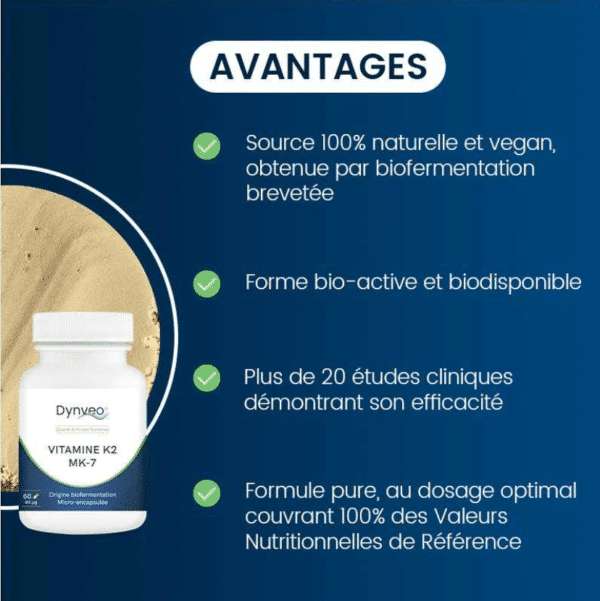 avantages vitamine K2 MK-7 dynveo laboratoire français