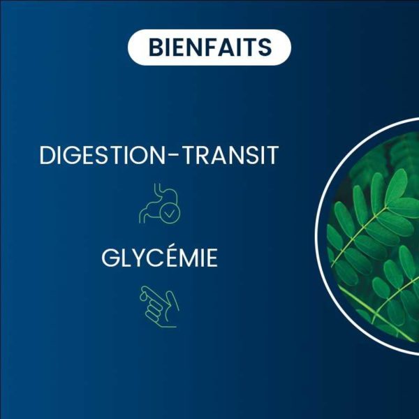 Bienfaits compléments alimentaires fibre d'acacia bio dynveo laboratoire français