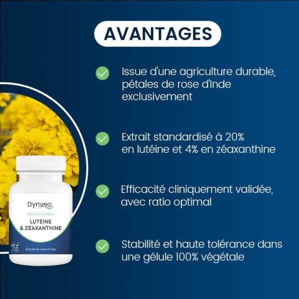 compléments alimentaires lutéine & zéaxanthine dynveo laboratoire français