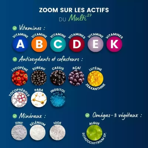 compléments alimentaires multivitamines Multi27 dynveo laboratoire français
