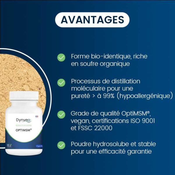 compléments alimentaires OptiMSM® pur dynveo laboratoire français