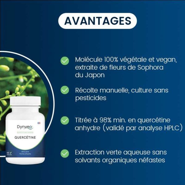 compléments alimentaires quercetine anhydre pure dynveo laboratoire français