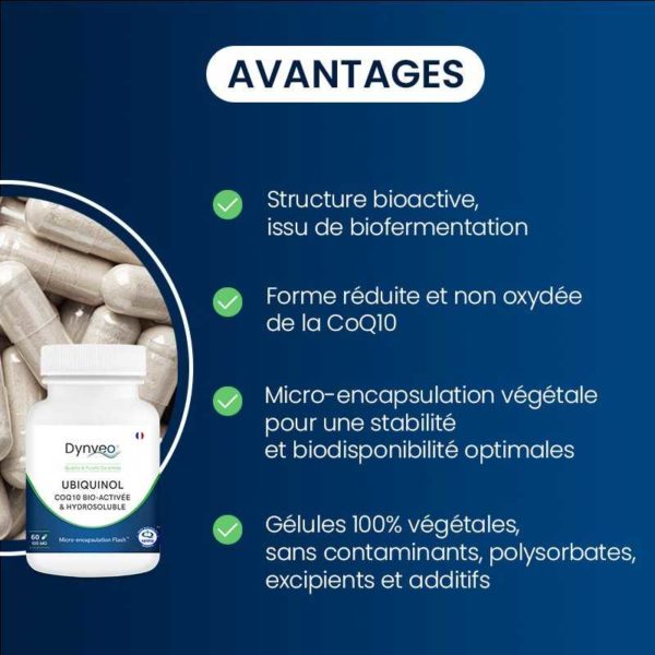 compléments alimentaires Ubiquinol Kaneka de dynveo laboratoire français