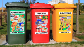 Les poubelles de recyclage